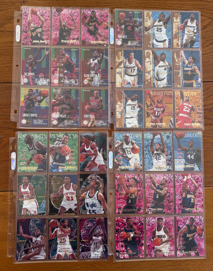 FLEER - Lot 232 Cartes NBA Fleer 1995-96 – Collection Vintage Basketball Années 90