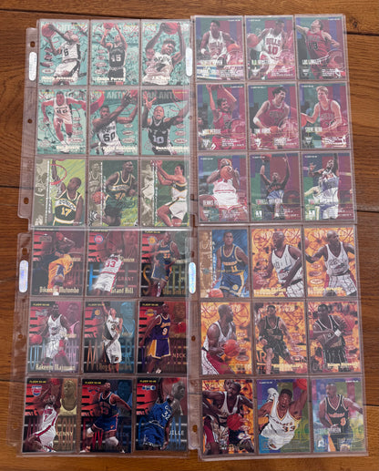 FLEER - Lot 232 Cartes NBA Fleer 1995-96 – Collection Vintage Basketball Années 90