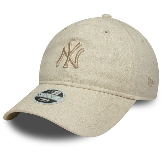 NEW ERA - Casquette New York Yankees 9Twenty Femme 60667643 Beige Chiné