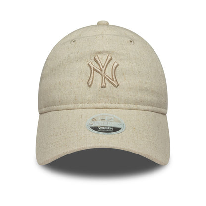 NEW ERA - Casquette New York Yankees 9Twenty Femme 60667643 Beige Chiné