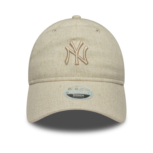 NEW ERA - Casquette New York Yankees 9Twenty Femme 60667643 Beige Chiné