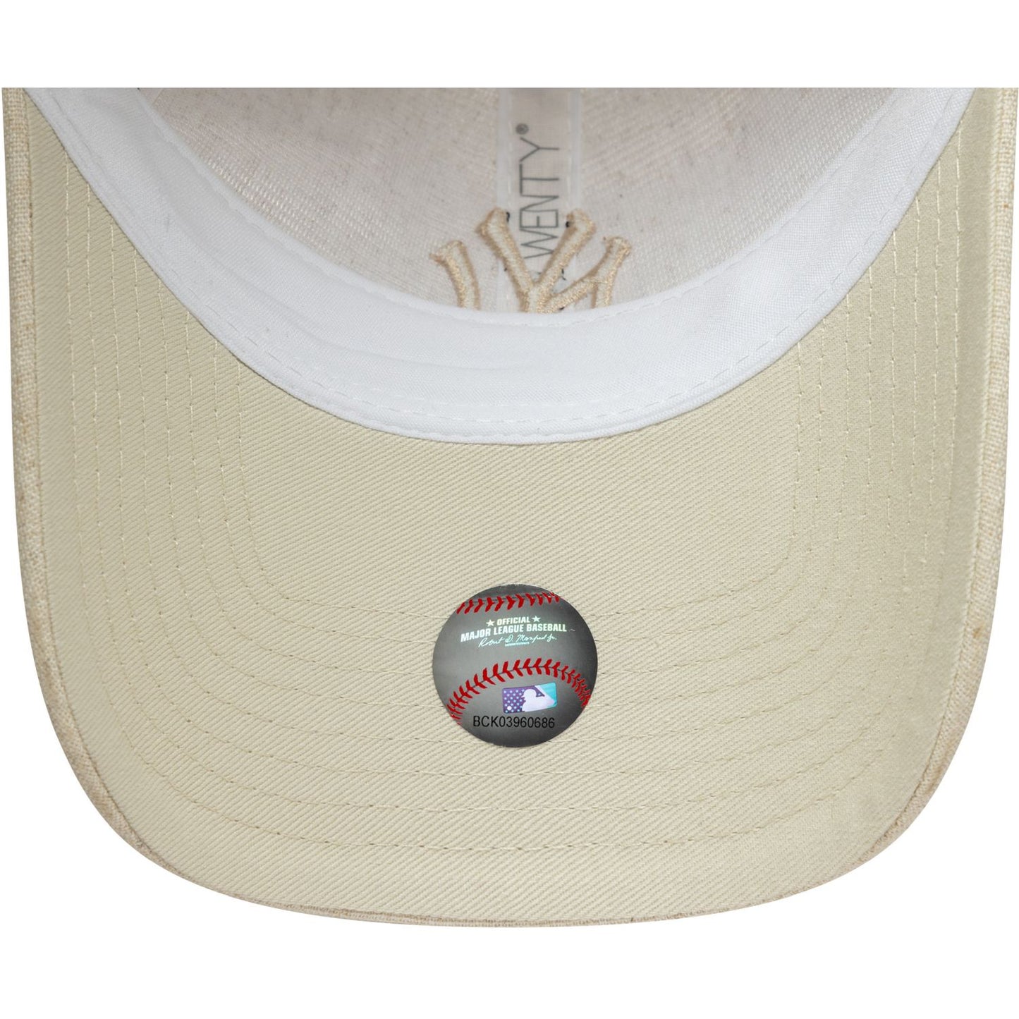 NEW ERA - Casquette New York Yankees 9Twenty Femme 60667643 Beige Chiné