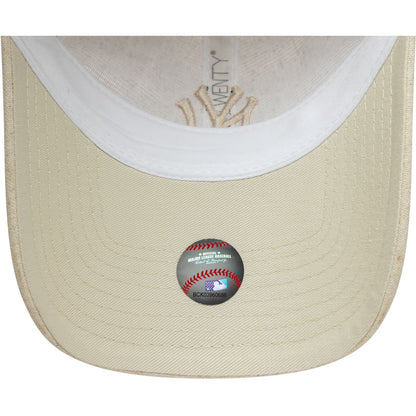 NEW ERA - Casquette New York Yankees 9Twenty Femme 60667643 Beige Chiné