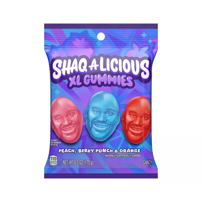 SHAQ A LICIOUS - Sachet de bonbons (saveurs fruits rouge)