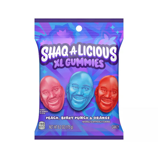 SHAQ A LICIOUS - Sachet de bonbons (saveurs fruits rouge)