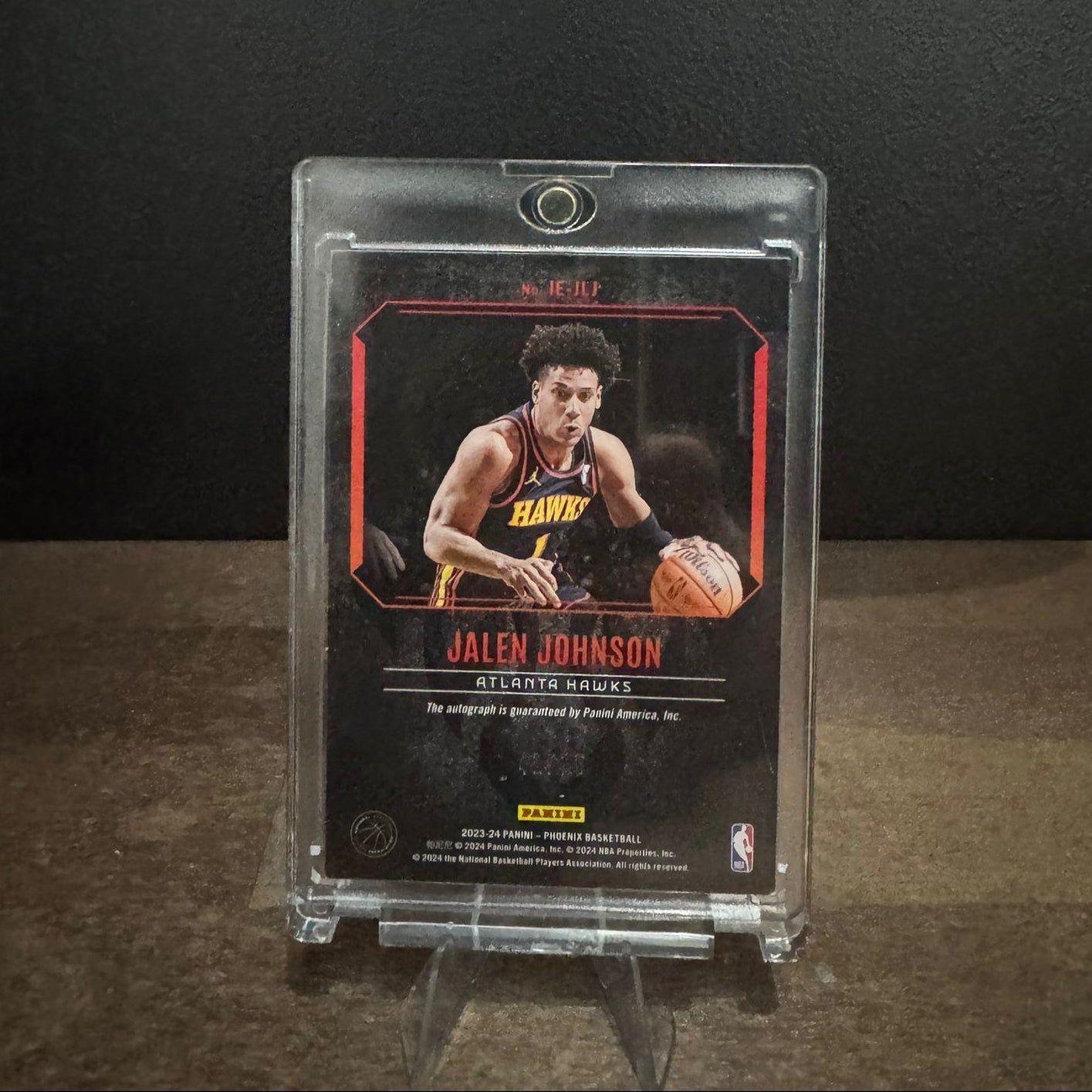 PANINI - Autographe Jalen Johnson 43/75 Atlanta Hawks 2023-2024