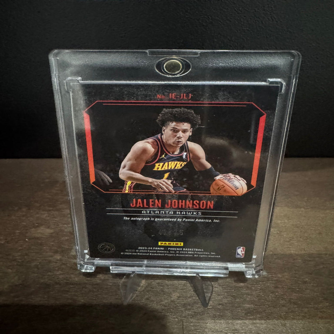 PANINI - Autographe Jalen Johnson 43/75 Atlanta Hawks 2023-2024