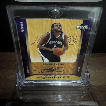 UPPER DECK- Autographe Ronny Turiaf Los Angeles Lakers