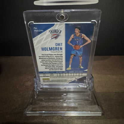 PANINI - Prizm Rookie Chet Holmgren RC 42/49 Okc Thunder 2022-2023