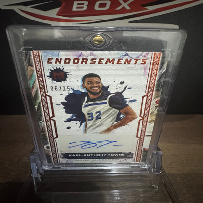 TOPPS - Autographe Karl Anthony Towns 06/25 Minnesota Timberwolves  2024