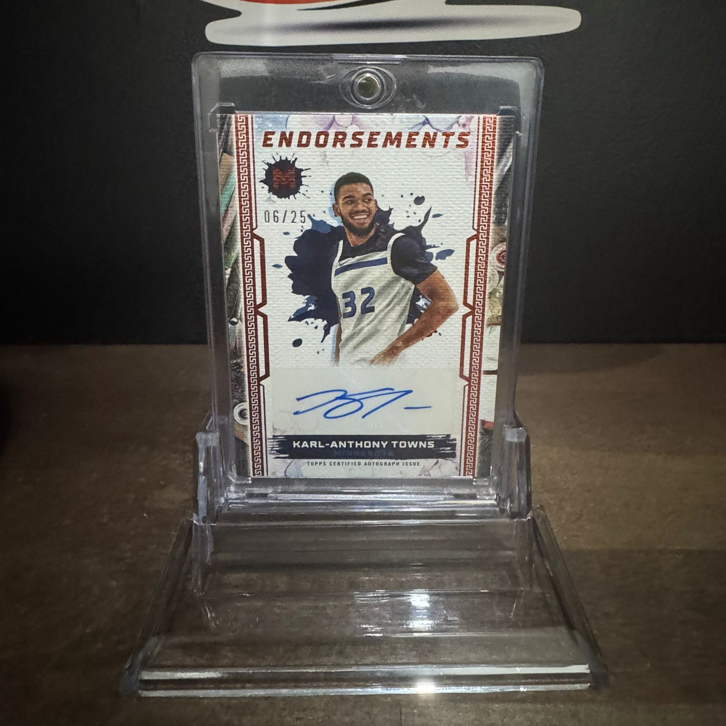 TOPPS - Autographe Karl Anthony Towns 06/25 Minnesota Timberwolves  2024