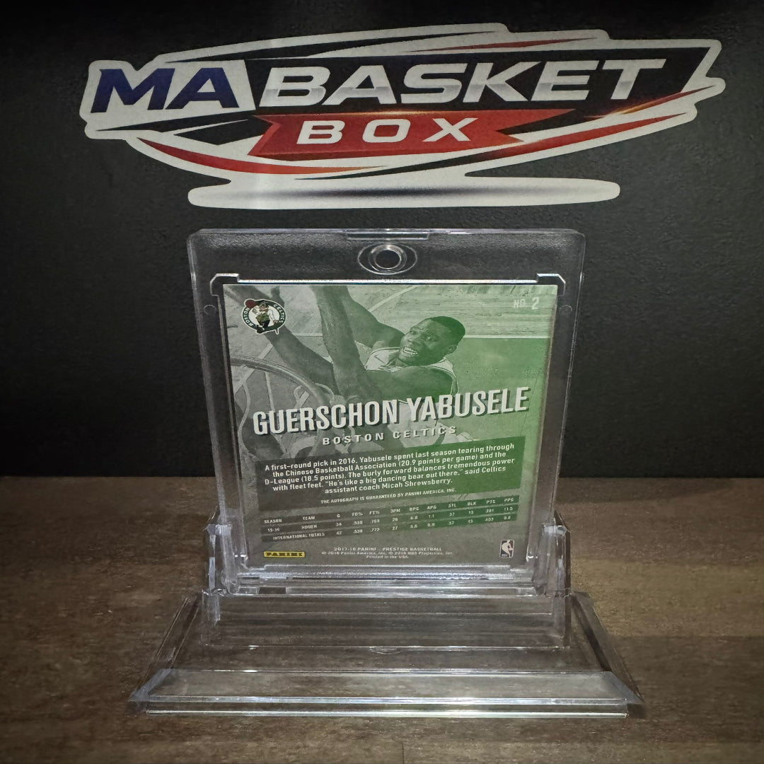 PANINI - Prestige Autographe GUERSCHON YABUSELE 2017-2018