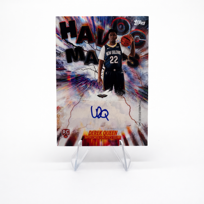 TOPPS - Auto ROOKIE Derik Queen RC New Orleans Pelicans 2025