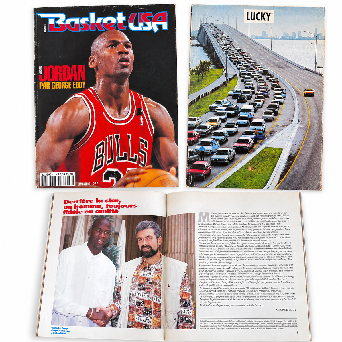 BASKET USA N°1 – Michael Jordan par George Eddy – Magazine Collector