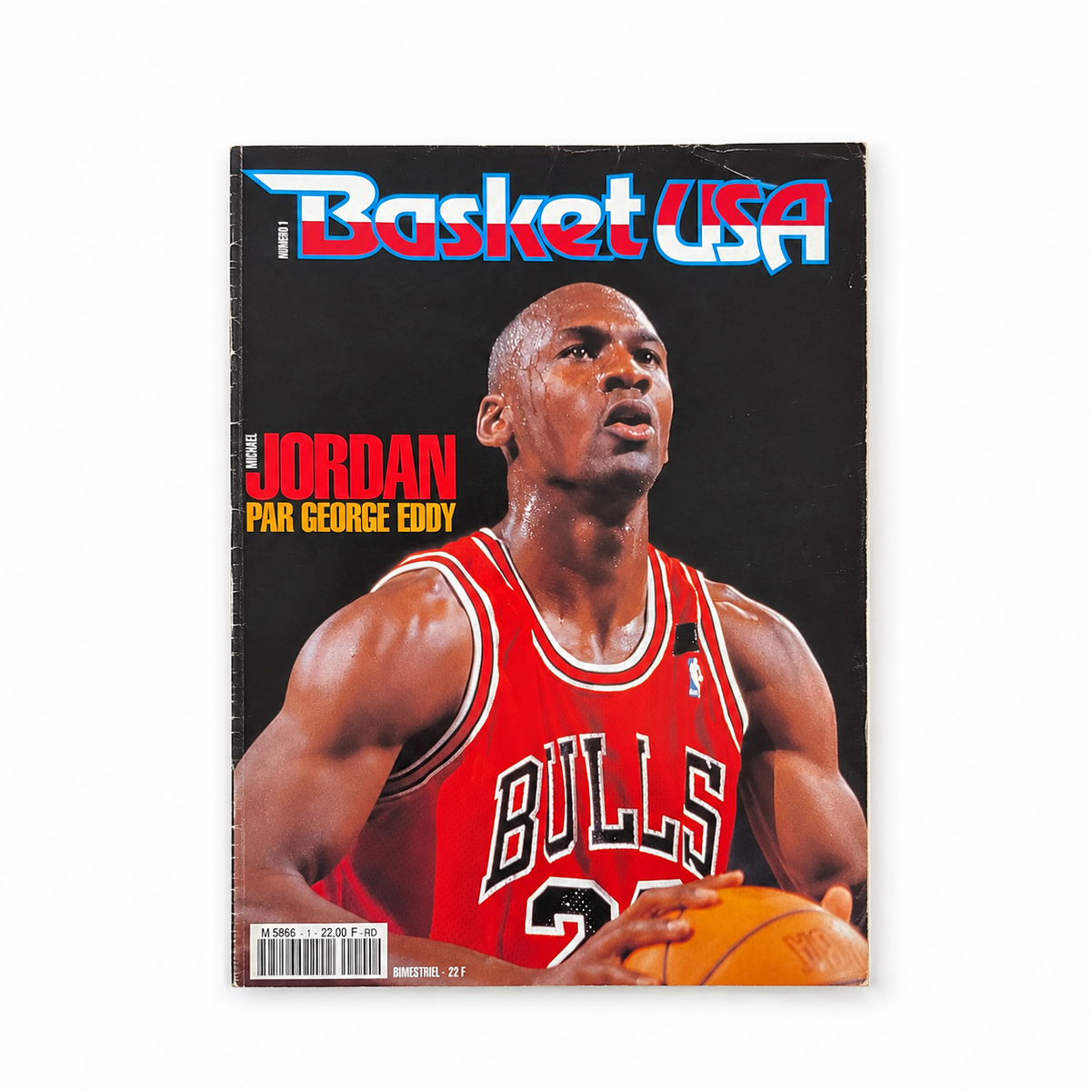 BASKET USA N°1 – Michael Jordan par George Eddy – Magazine Collector