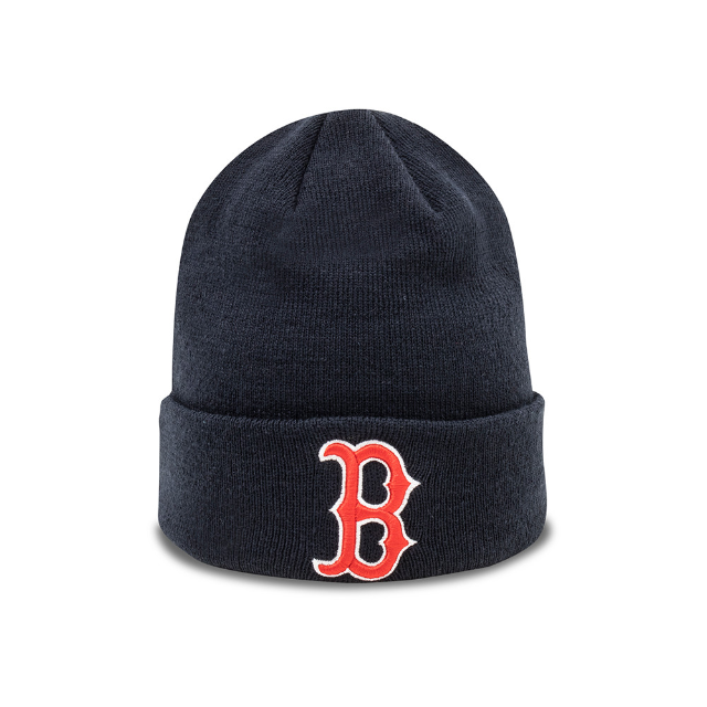 New Era – Bonnet MLB Essential Cuff Boston Red Sox – Bleu Marine