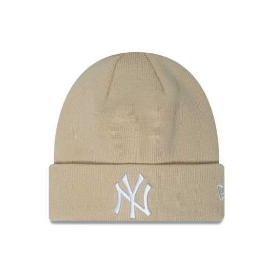 New Era – Bonnet MLB Essential Cuff Beanie New York Yankees – Beige