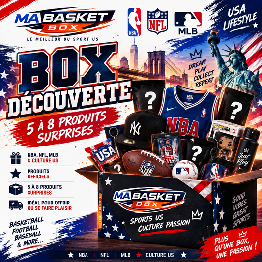 🇺🇸 MA BASKET BOX – Box Découverte USA 🏀🏈⚾