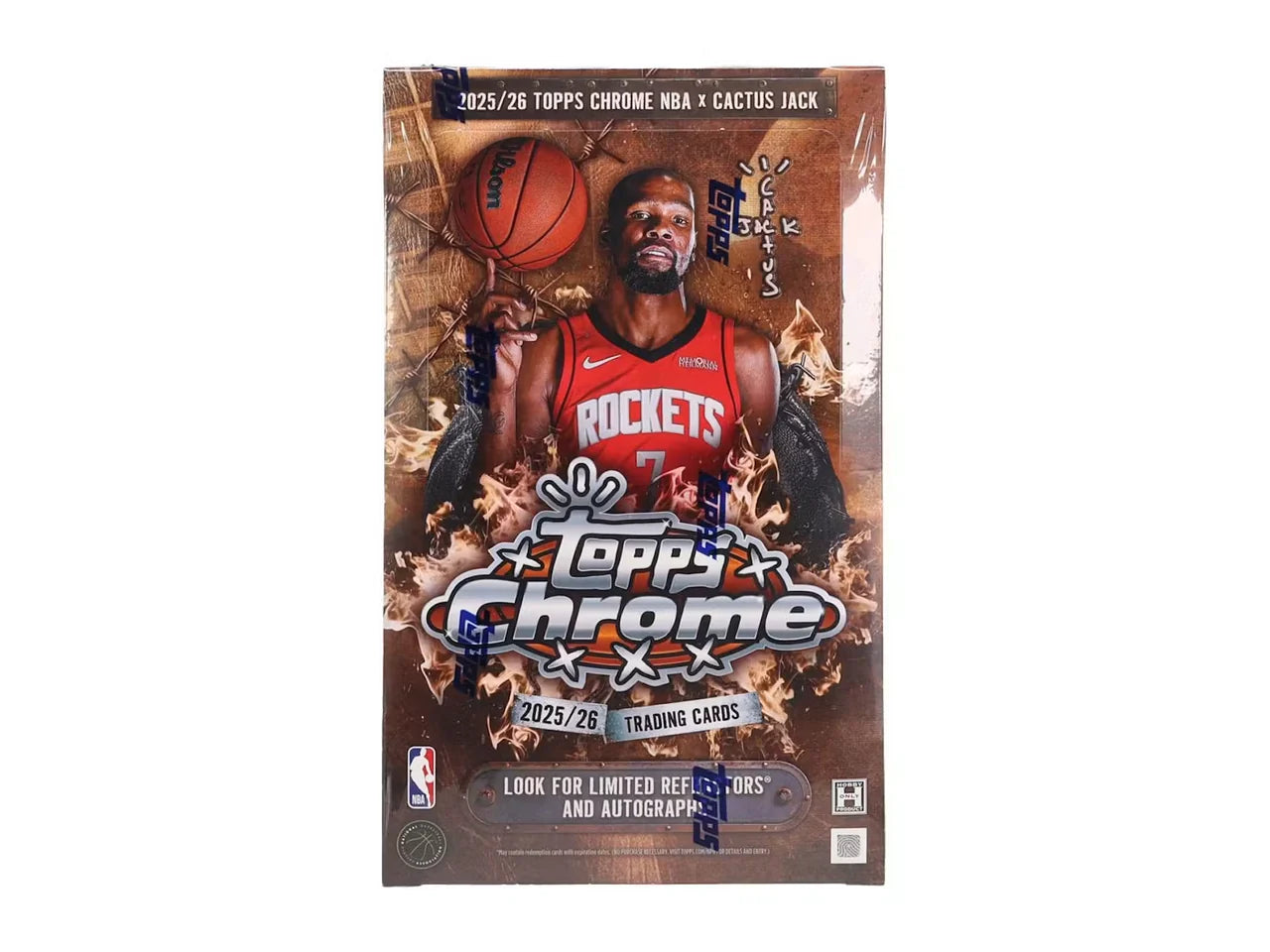 TOPPS - Chrome Cactus Jack Basketball NBA 2025-26 - Hobby Box