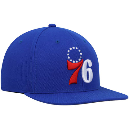 MITCHELL & NESS - Casquette Philadelphia 76ers Ground 2.0 Snapback Royal