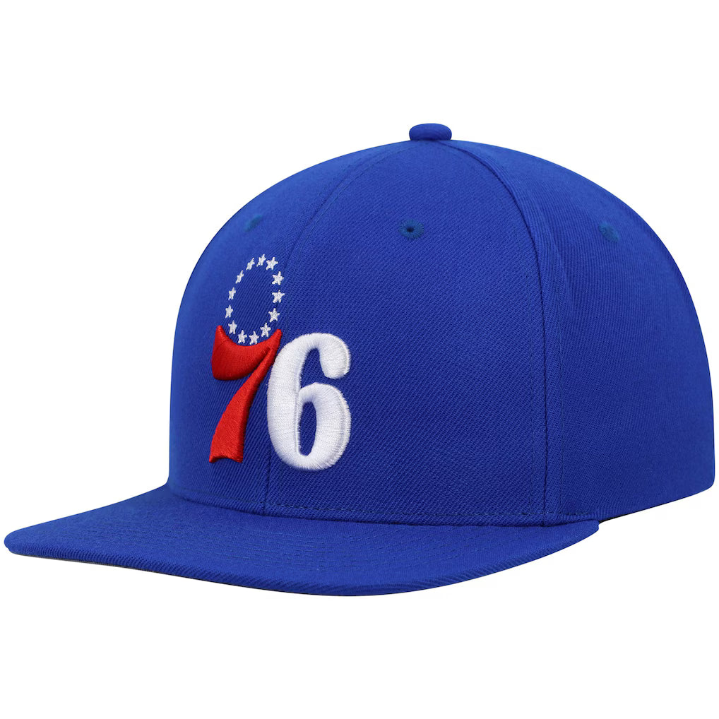 MITCHELL & NESS - Casquette Philadelphia 76ers Ground 2.0 Snapback Royal