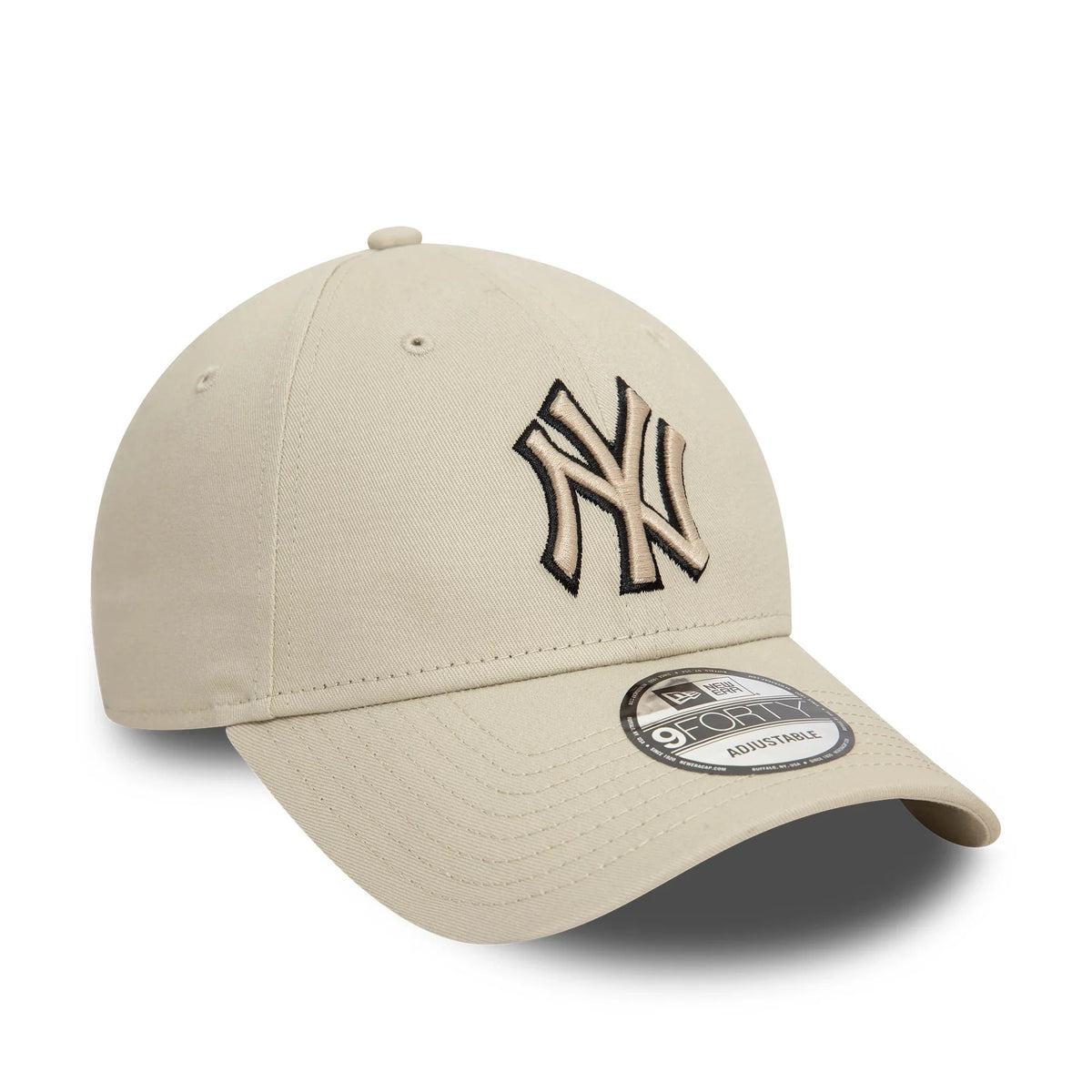 NEW ERA - Casquette New York Yankees Team Outline Crème 9FORTY - 60595199
