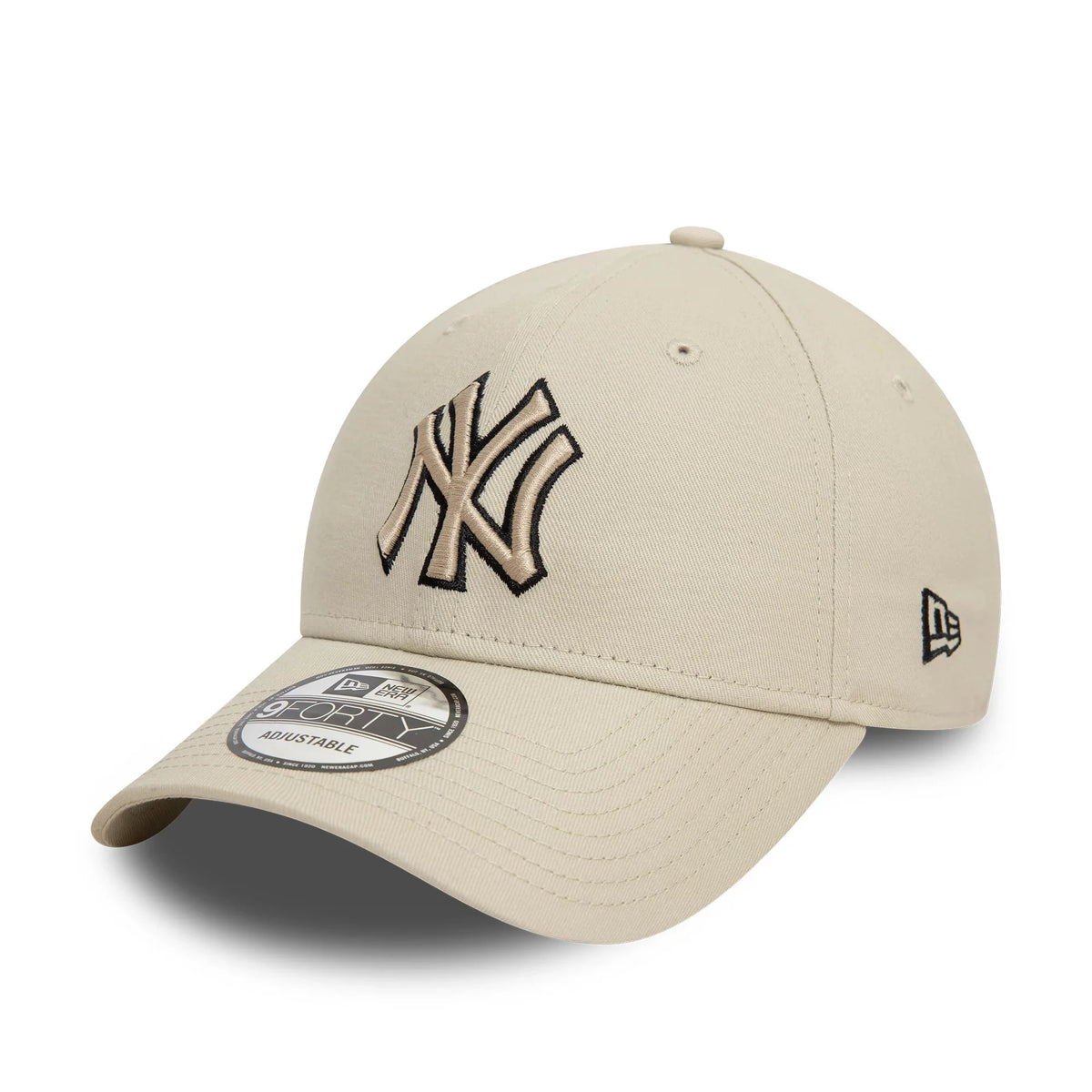 NEW ERA - Casquette New York Yankees Team Outline Crème 9FORTY - 60595199