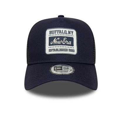 NEW ERA - Casquette Buffalo NY Patch Navy 9FORTY A-Frame Trucker - 60759079