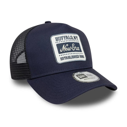 NEW ERA - Casquette Buffalo NY Patch Navy 9FORTY A-Frame Trucker - 60759079