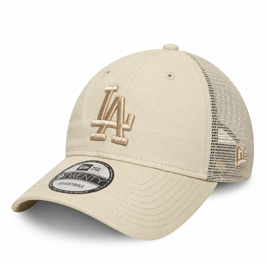 NEW ERA – Casquette 9TWENTY Trucker Los Angeles Dodgers Beige