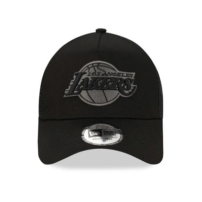 NEW ERA - Casquette LA Lakers 9FORTY A-Frame Trucker NBA Noir