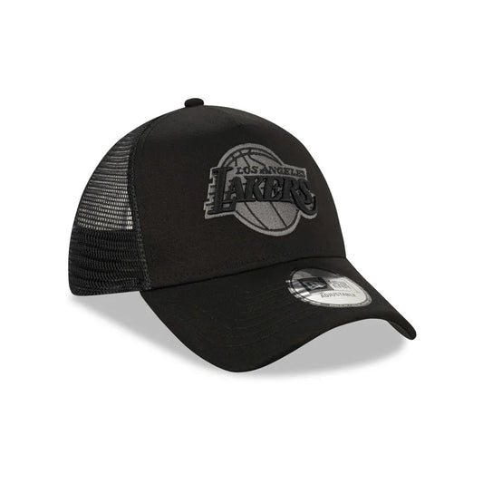 NEW ERA - Casquette LA Lakers 9FORTY A-Frame Trucker NBA Noir