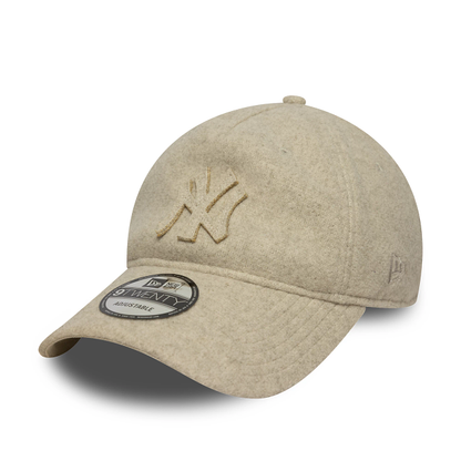 NEW ERA - Casquette MLB 9TWENTY Melton Luxe New York Yankees Beige - 60691092