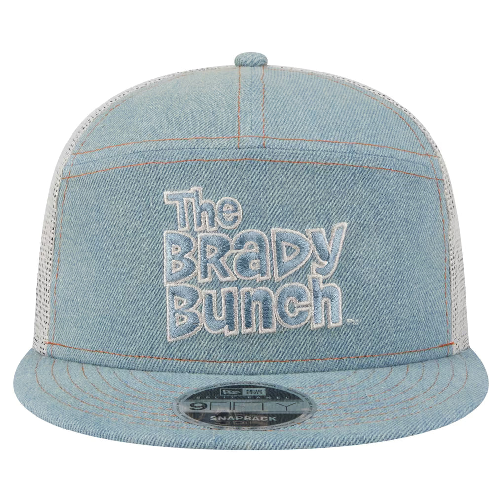NEW ERA - Casquette The Brady Bunch Denim 9FIFTY Snapback – Bleu Denim