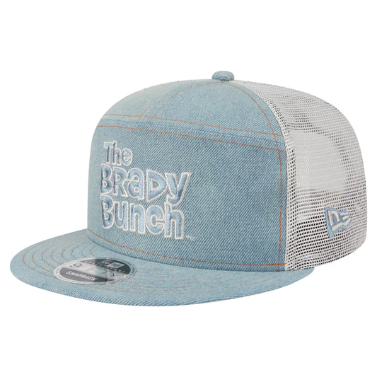 NEW ERA - Casquette The Brady Bunch Denim 9FIFTY Snapback – Bleu Denim