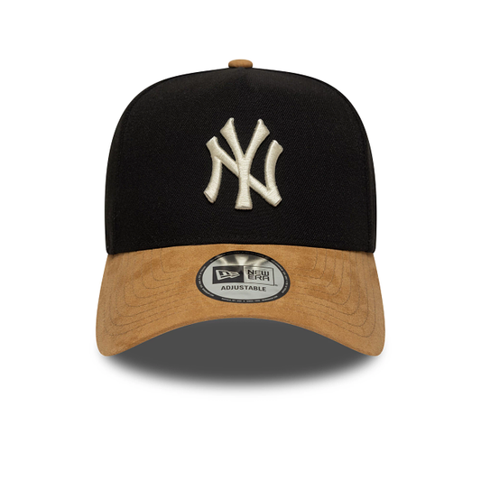 New Era – Casquette 9FORTY Yankees Suede Visor Noir