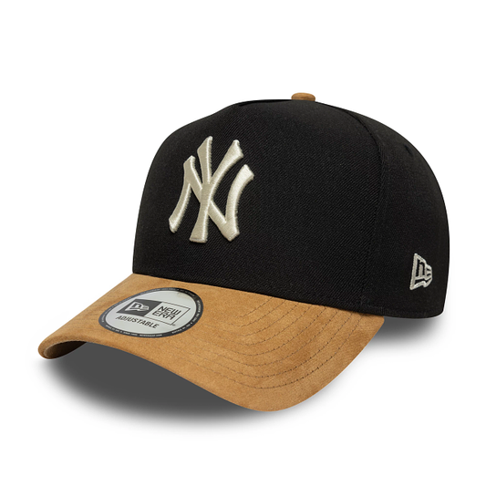 New Era – Casquette 9FORTY Yankees Suede Visor Noir
