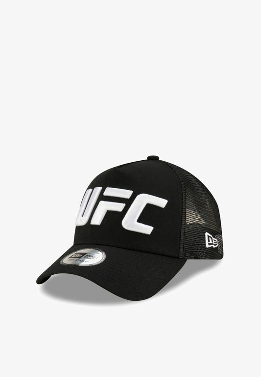 NEW ERA - Casquette UFC Trucker Noire et Blanche Ajustable