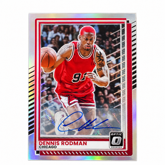 PANINI – Dennis Rodman Chicago Bulls Donruss Optic Prizm Auto /49 – 2025-26 – #159