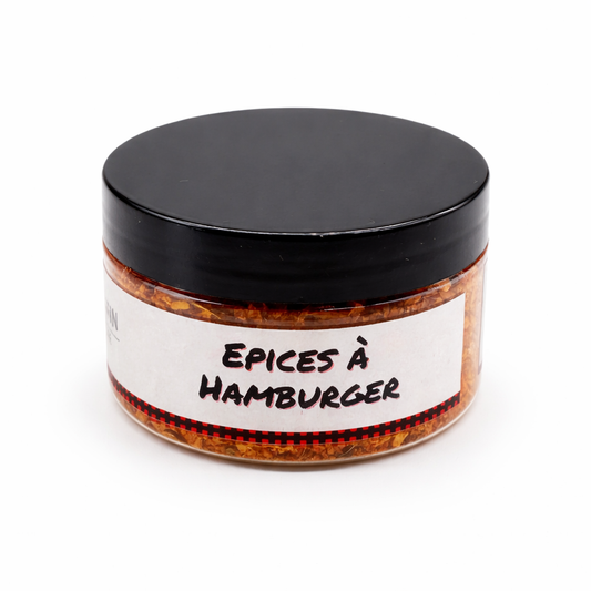 ÉPICES À HAMBURGER – Mélange d’Épices BBQ Américain 70g