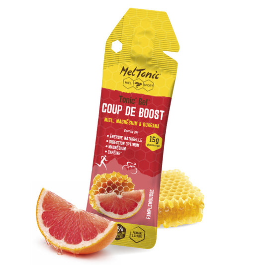 MELTONIC – Gel Énergétique Coup de Boost Miel, Magnésium & Guarana