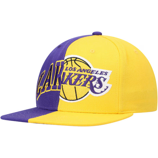 MITCHELL & NESS – Casquette Los Angeles Lakers Half and Half Snapback