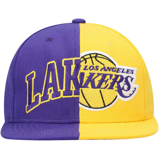 MITCHELL & NESS – Casquette Los Angeles Lakers Half and Half Snapback