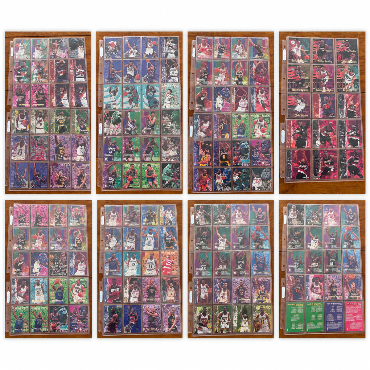 FLEER - Lot 232 Cartes NBA Fleer 1995-96 – Collection Vintage Basketball Années 90