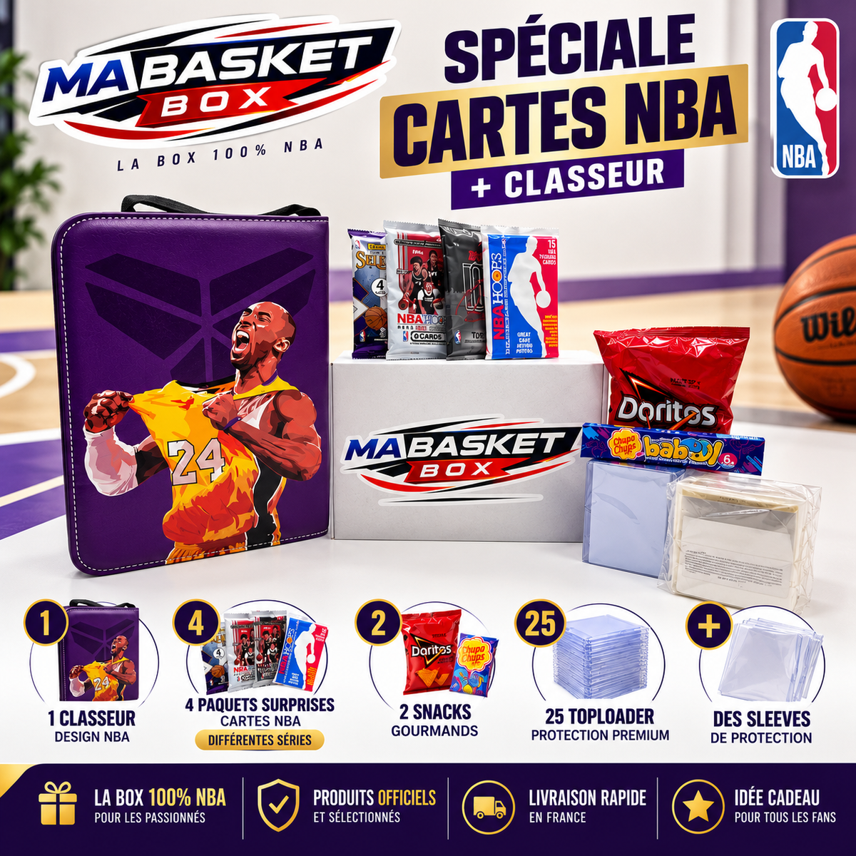 MA BASKET BOX – NBA Card Mania : La Box du Collectionneur