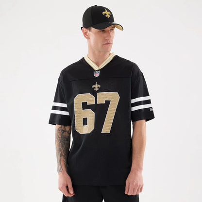NEW ERA – Maillot Mesh New Orleans Saints NFL Noir (N°67) 60590526