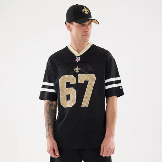 NEW ERA – Maillot Mesh New Orleans Saints NFL Noir (N°67) 60590526