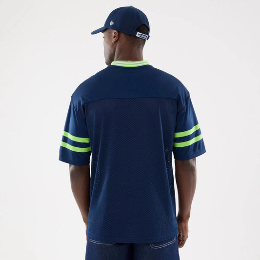 NEW ERA – Maillot Mesh Seattle Seahawks NFL Bleu Foncé 60590528