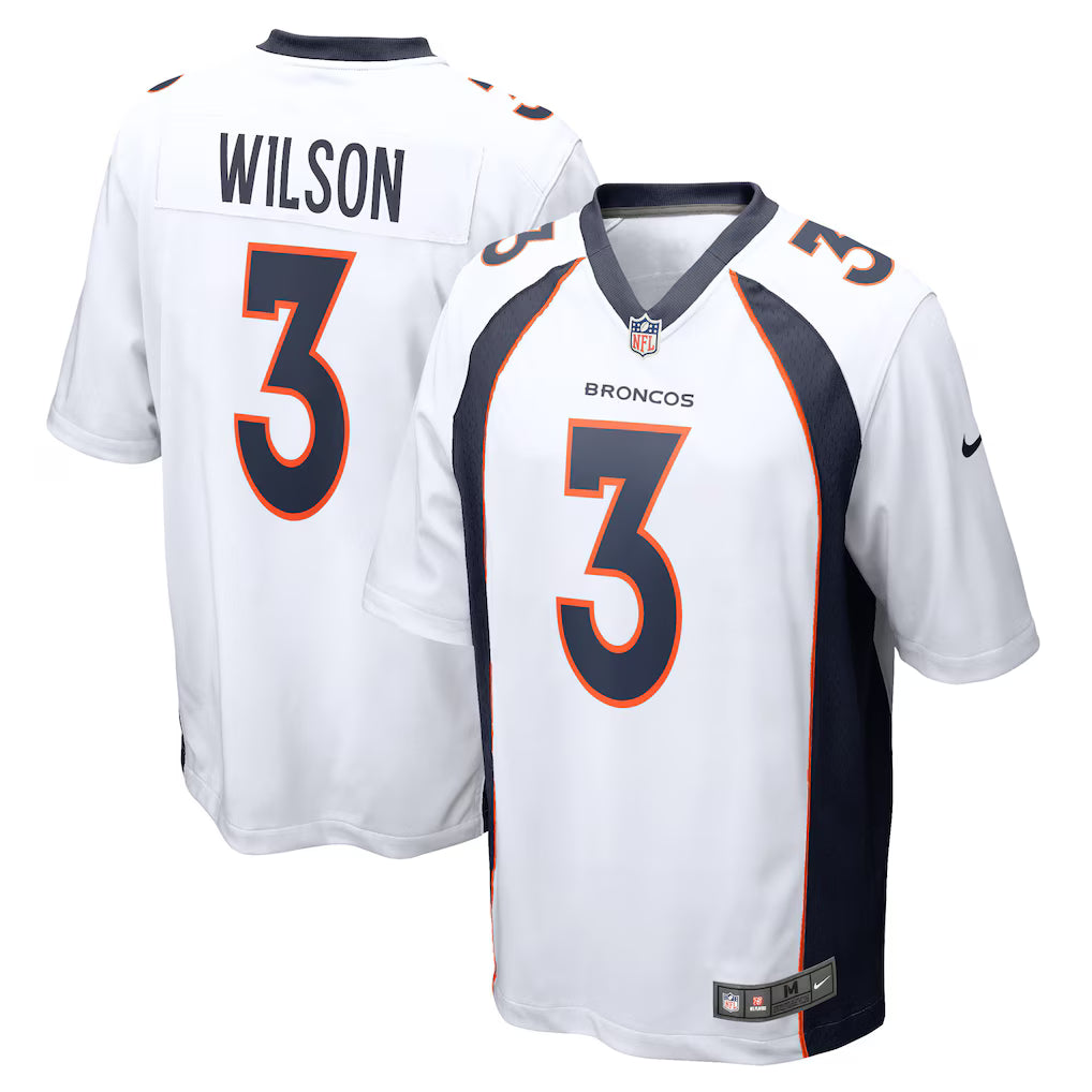 NIKE - Maillot Russell Wilson Denver Broncos Blanc – 4788681