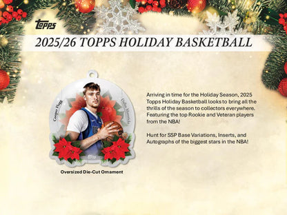 TOPPS - 2025/26 Topps Holiday Basketball Mega Box